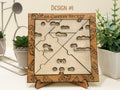 Personalised Anniversary Puzzle Romantic Gift for Couples & Cheese-Themed Scavenger Hunt | Handcrafted Wooden Keepsake