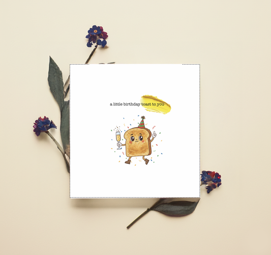 Birthday Toast Card