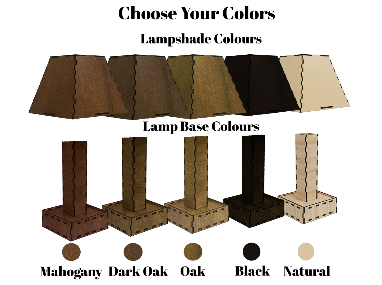 Personalised Message Projection Table Lamp