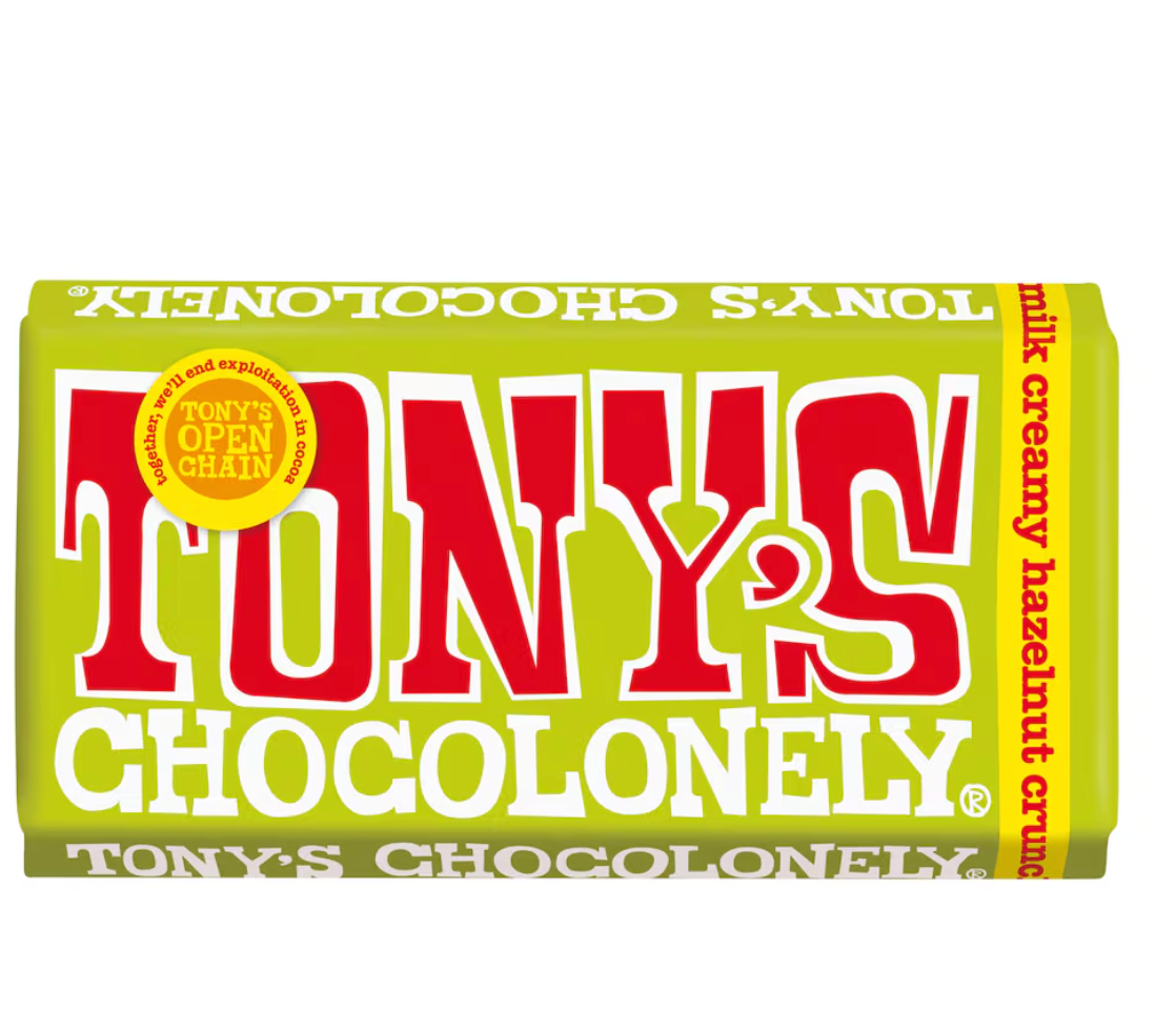 Tony's Chocolate Bar Creamy Hazelnut