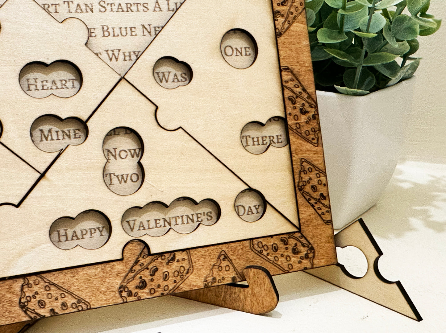 Valentine's Day Edition Personalised Baby Reveal Puzzle & Riddle 