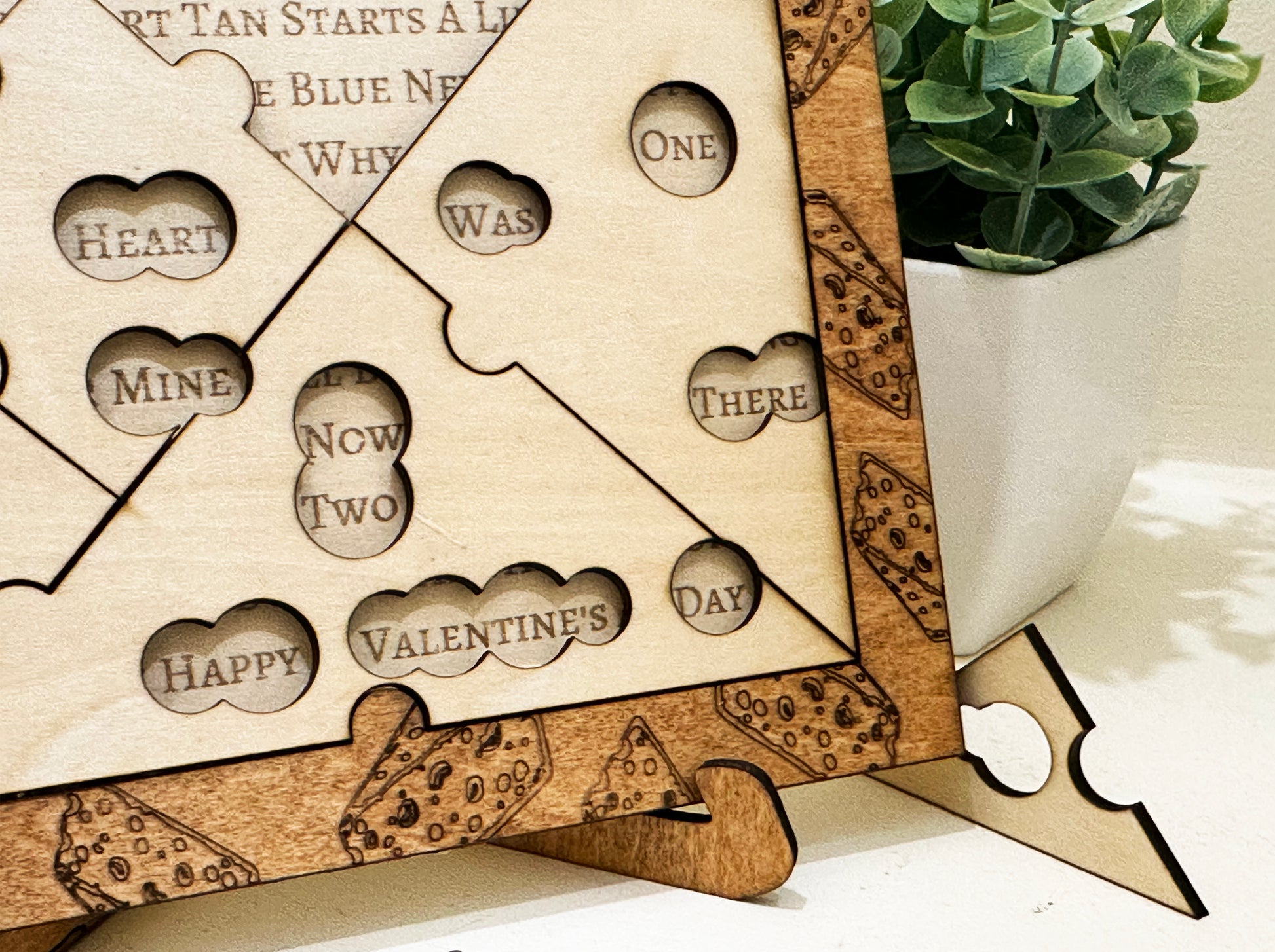 Valentine's Day Edition Personalised Baby Reveal Puzzle & Riddle 