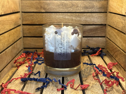 Hot Chocolate Luxury Candle | Personalized Engraved Lid | Hand-poured Vegan Soy Wax |