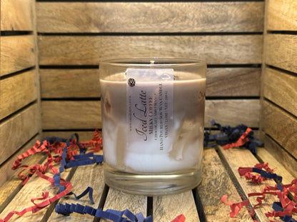 Iced Latte Luxury Candle | Personalized Engraved Lid | Hand-poured Vegan Soy Wax |