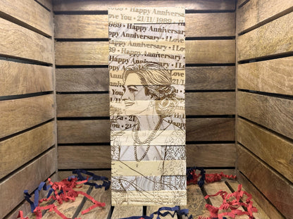 Personalized Photo Tumbling Tower Puzzle | Engraved Wooden Keepsake