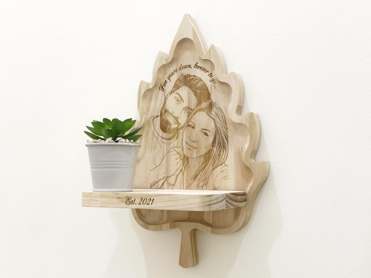 Photo Engraved Wood Sign