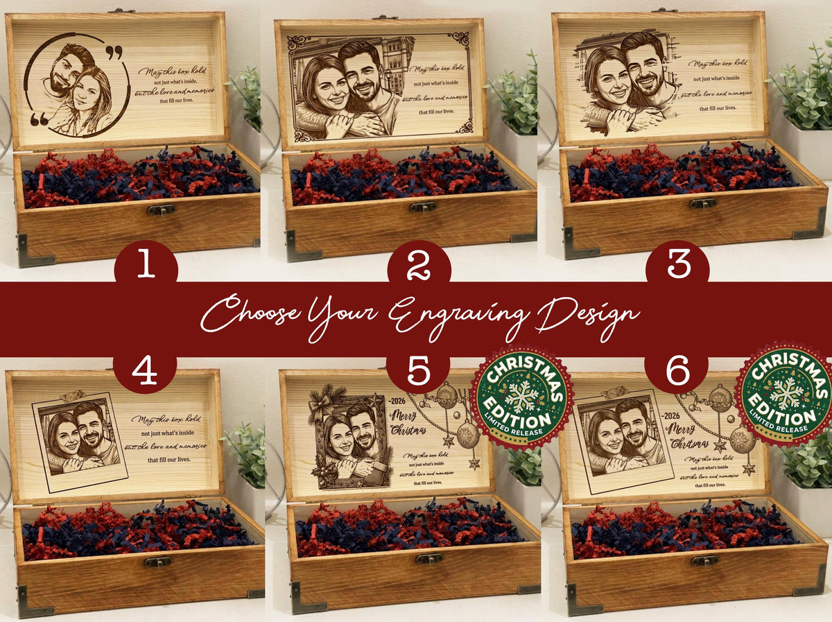 Photo Engraved Memory Box