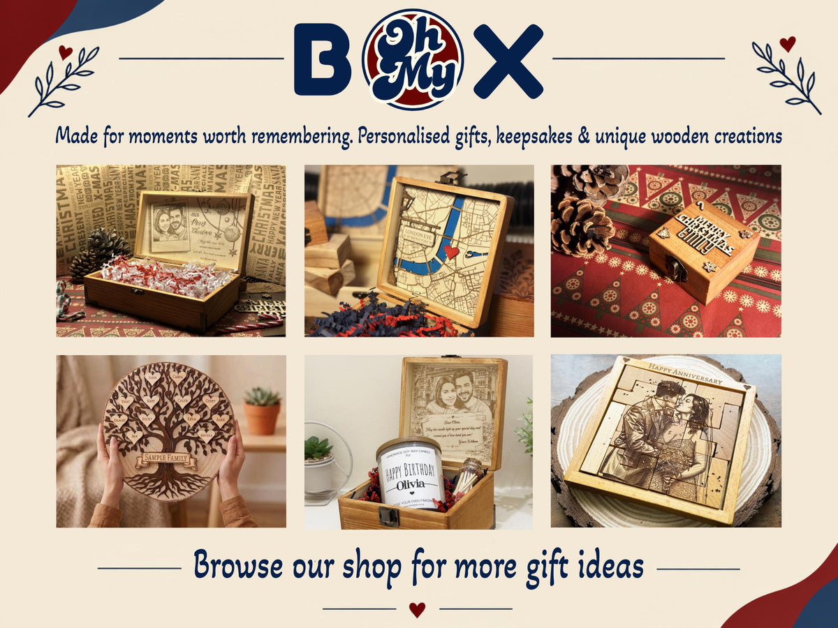 Photo Engraved Keepsake Box