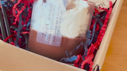 Hot Chocolate Vegan Soy Wax Candle | Personalized Engraved Lid