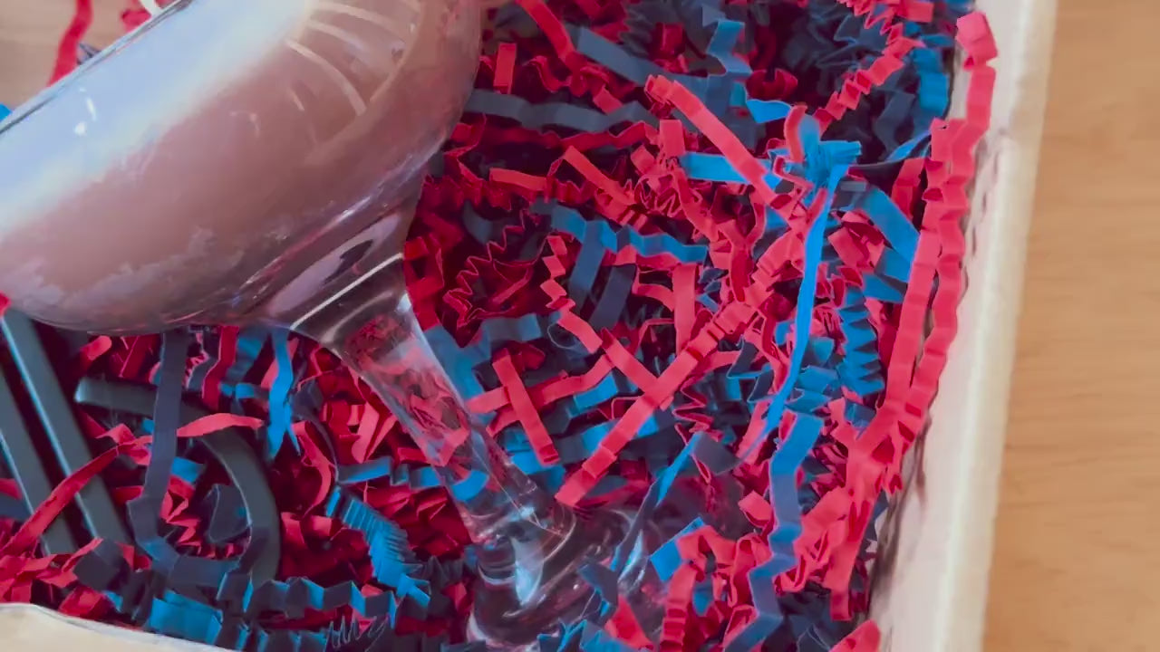 Espresso Martini Candle Set | Vegan Soy Wax, Mini Cocktail Glass